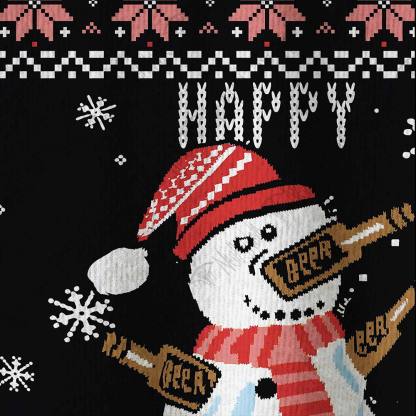 Happy Alcoholiday Ugly Sweatshirts