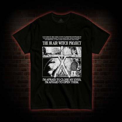 I'm Afrid to Close My Eyes Retro T-shirt