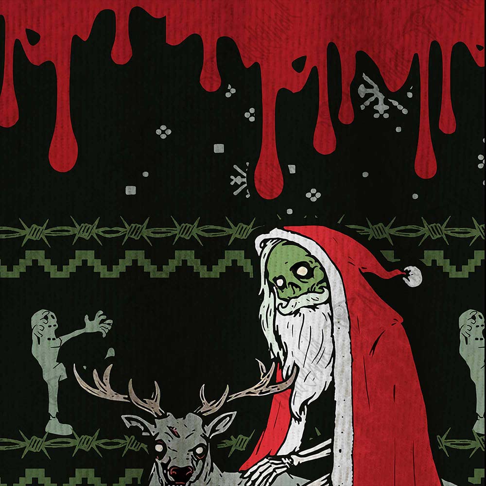 Zombie Santa Ugly Sweatshirts