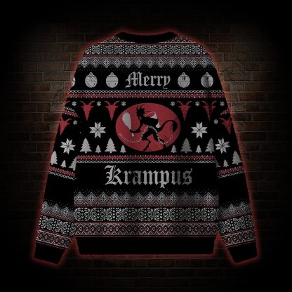 Merry Krampus Ugly Sweatshirts