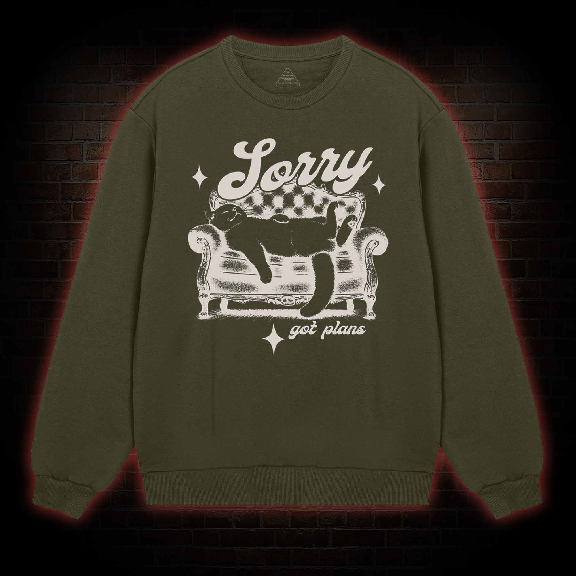 Sorry Got Plan Sweatshirt