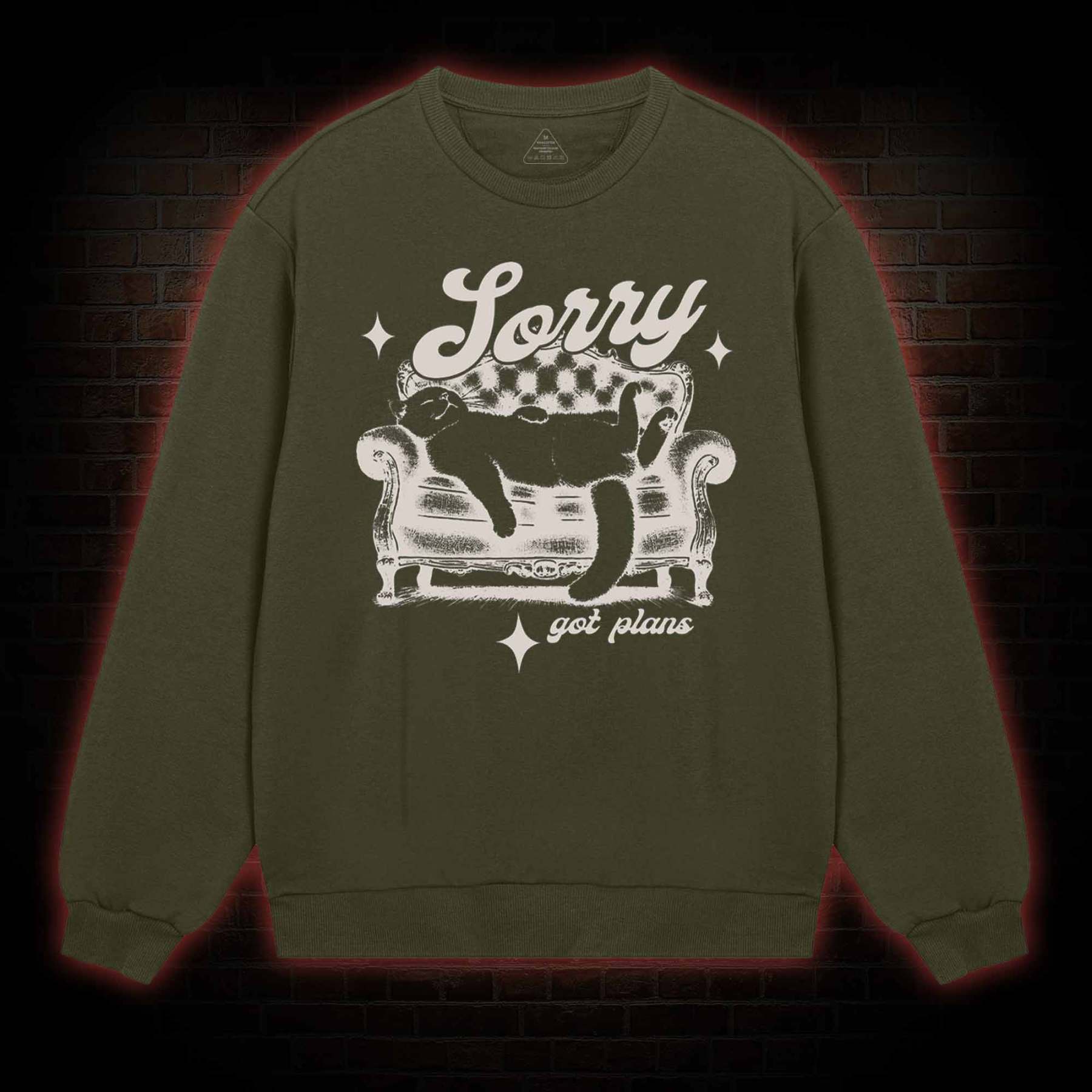 Sorry Got Plan Sweatshirt