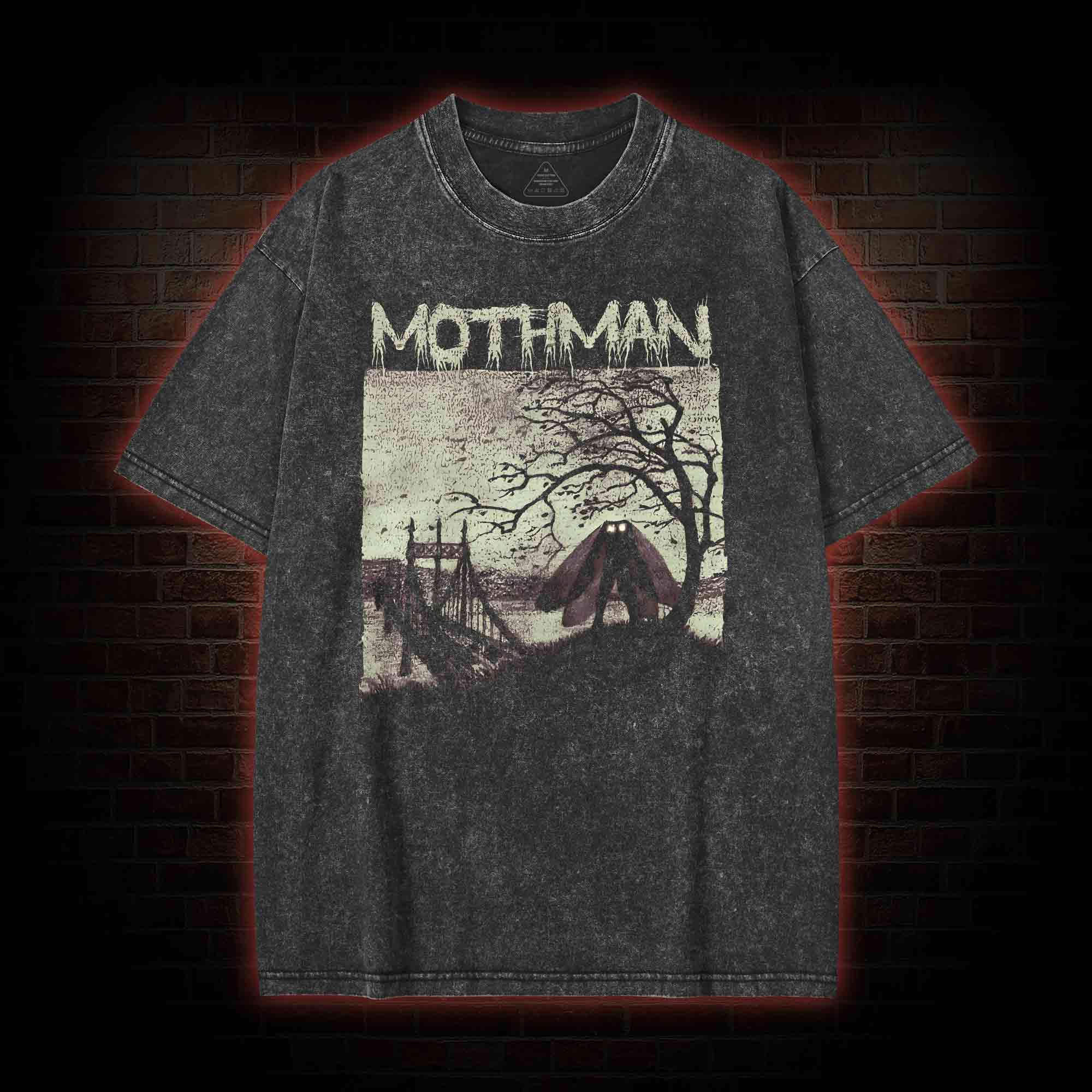 Mothman Bridge Washed T-shirt