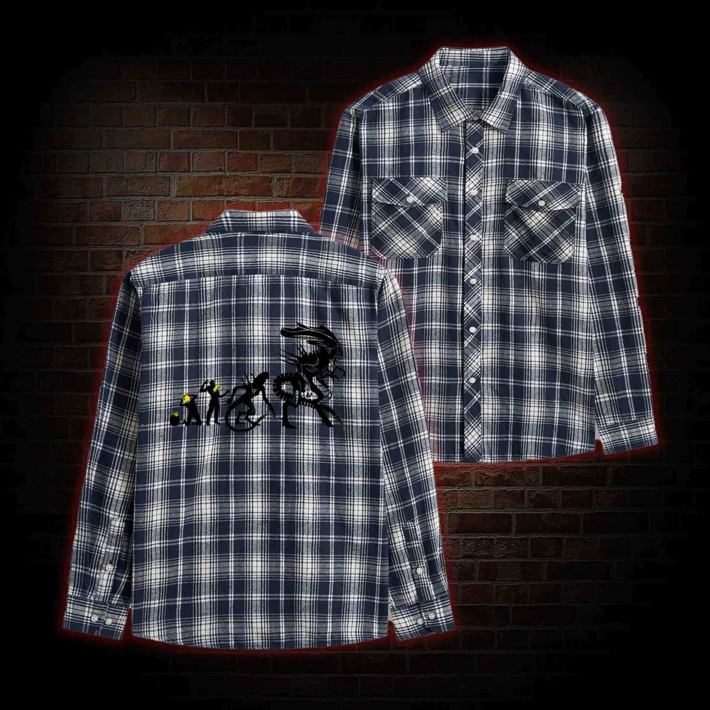 Alien Evolution Unisex Flannel Shirt