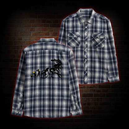 Alien Evolution Unisex Flannel Shirt