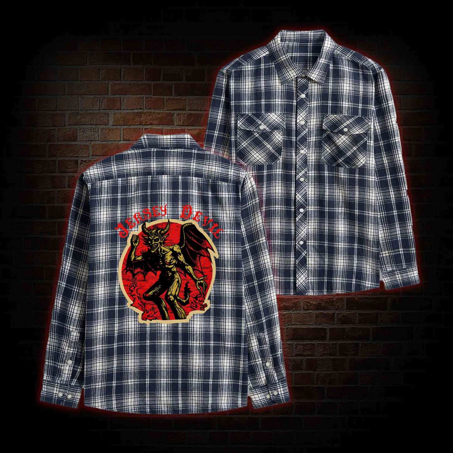 Jersey Devil Unisex Flannel Shirt