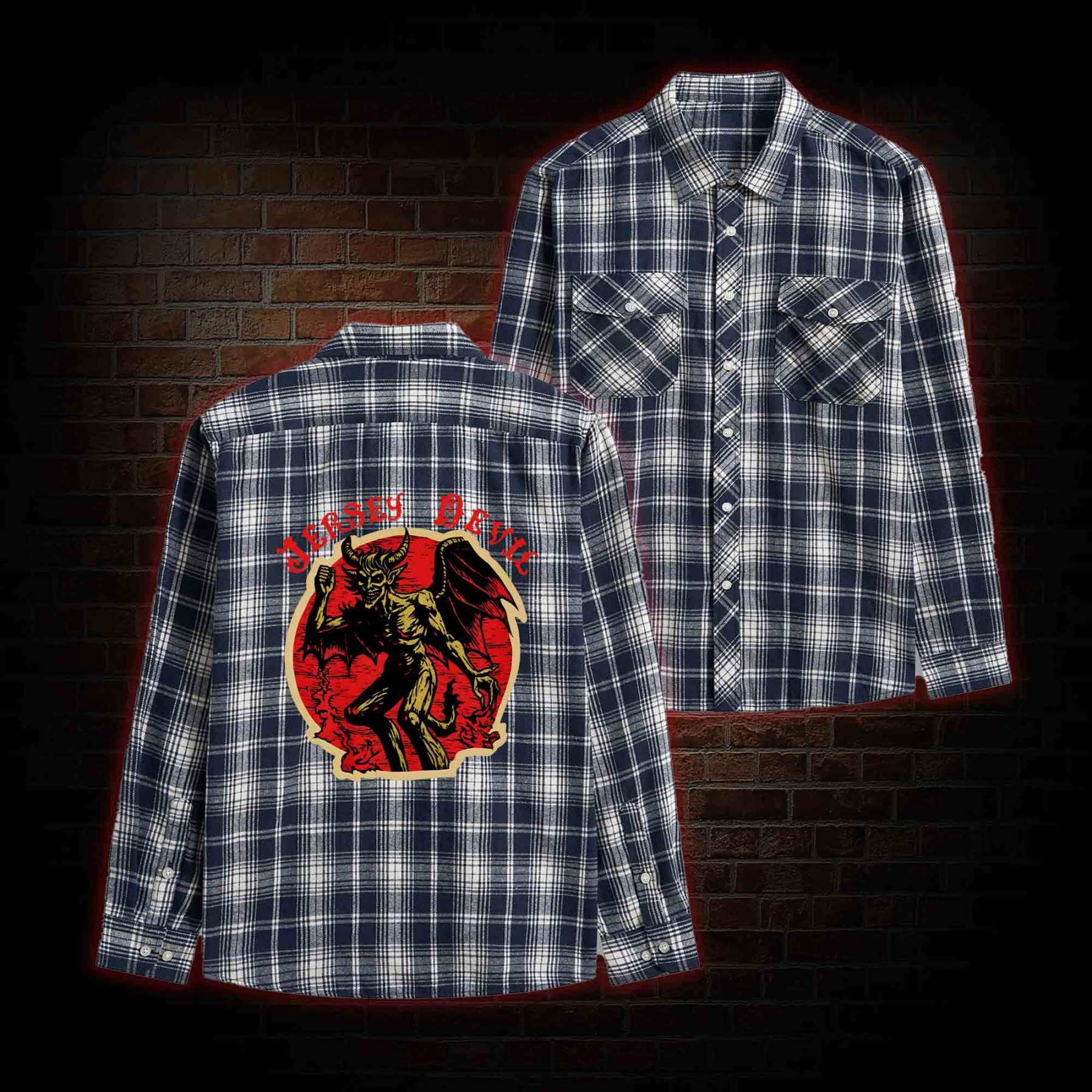 Jersey Devil Unisex Flannel Shirt