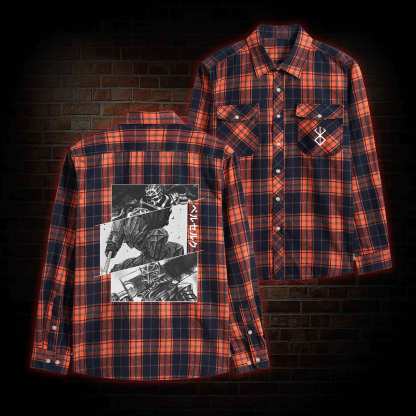 Black Swordsman Unisex Flannel Shirt