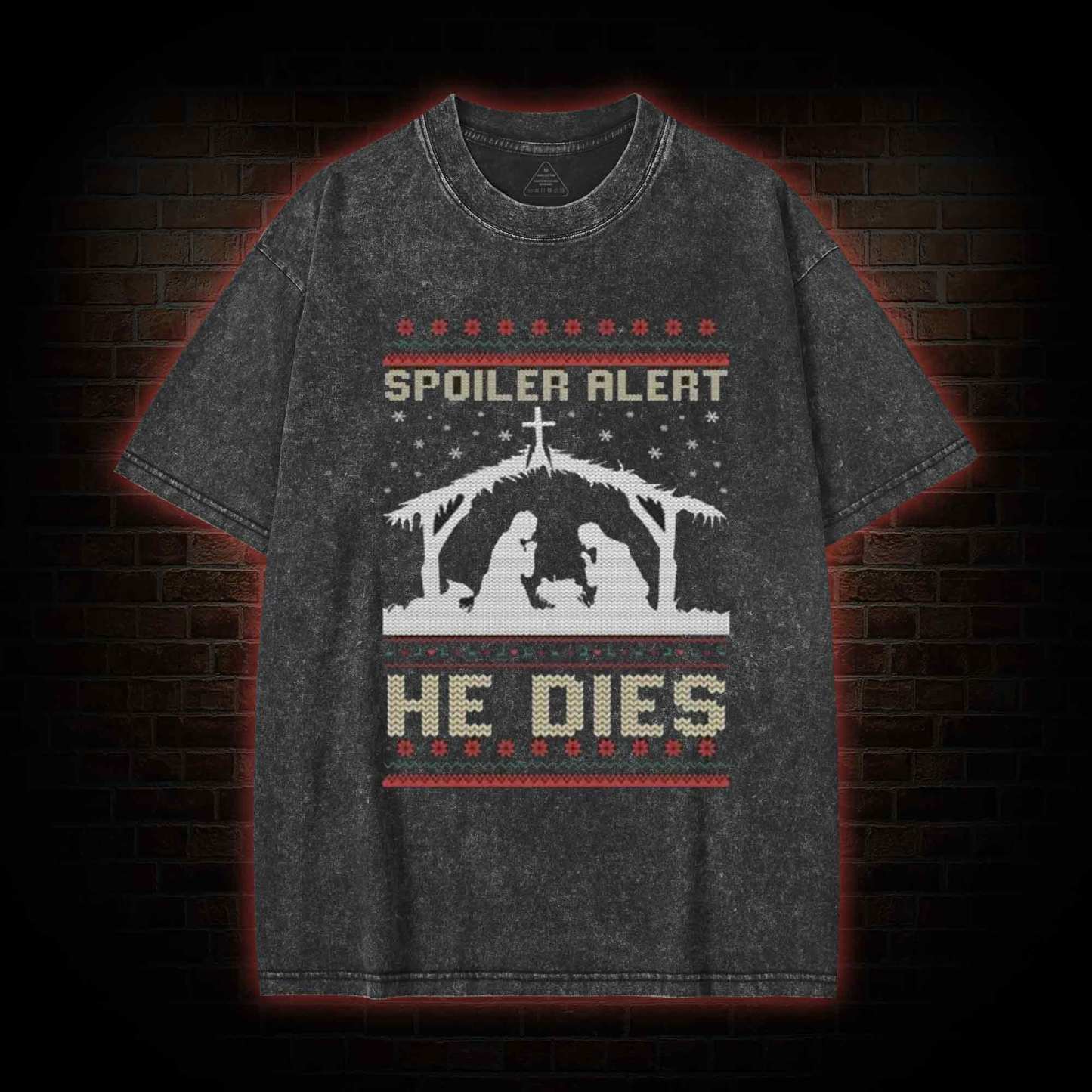 Spoiler Alert He Dies Washed T-shirt