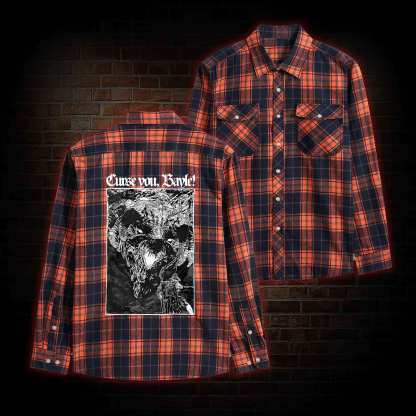 Curse You Bayle! Flannel Shirt