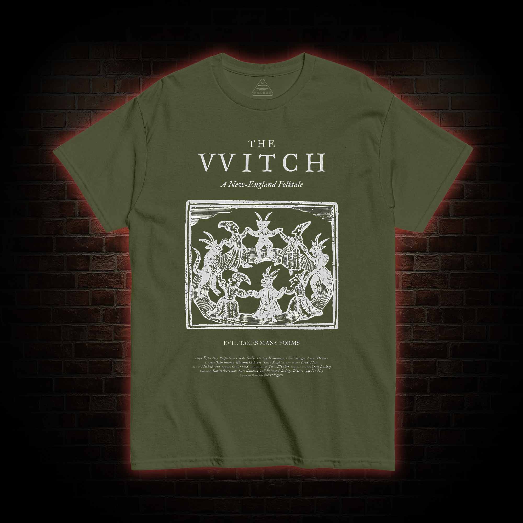 The Witch Retro Horror Folk T-shirt
