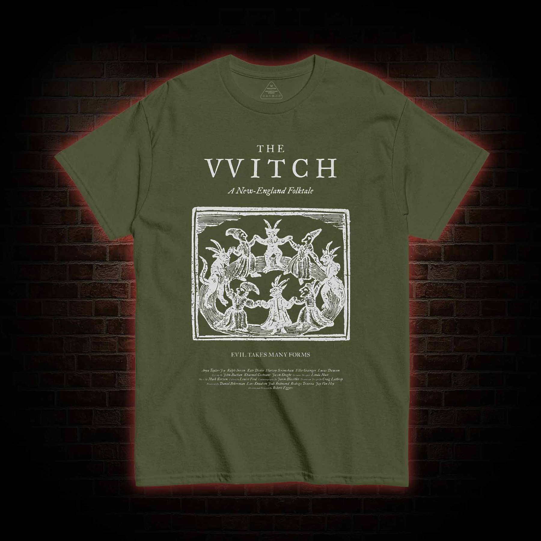 The Witch Retro Horror Folk T-shirt