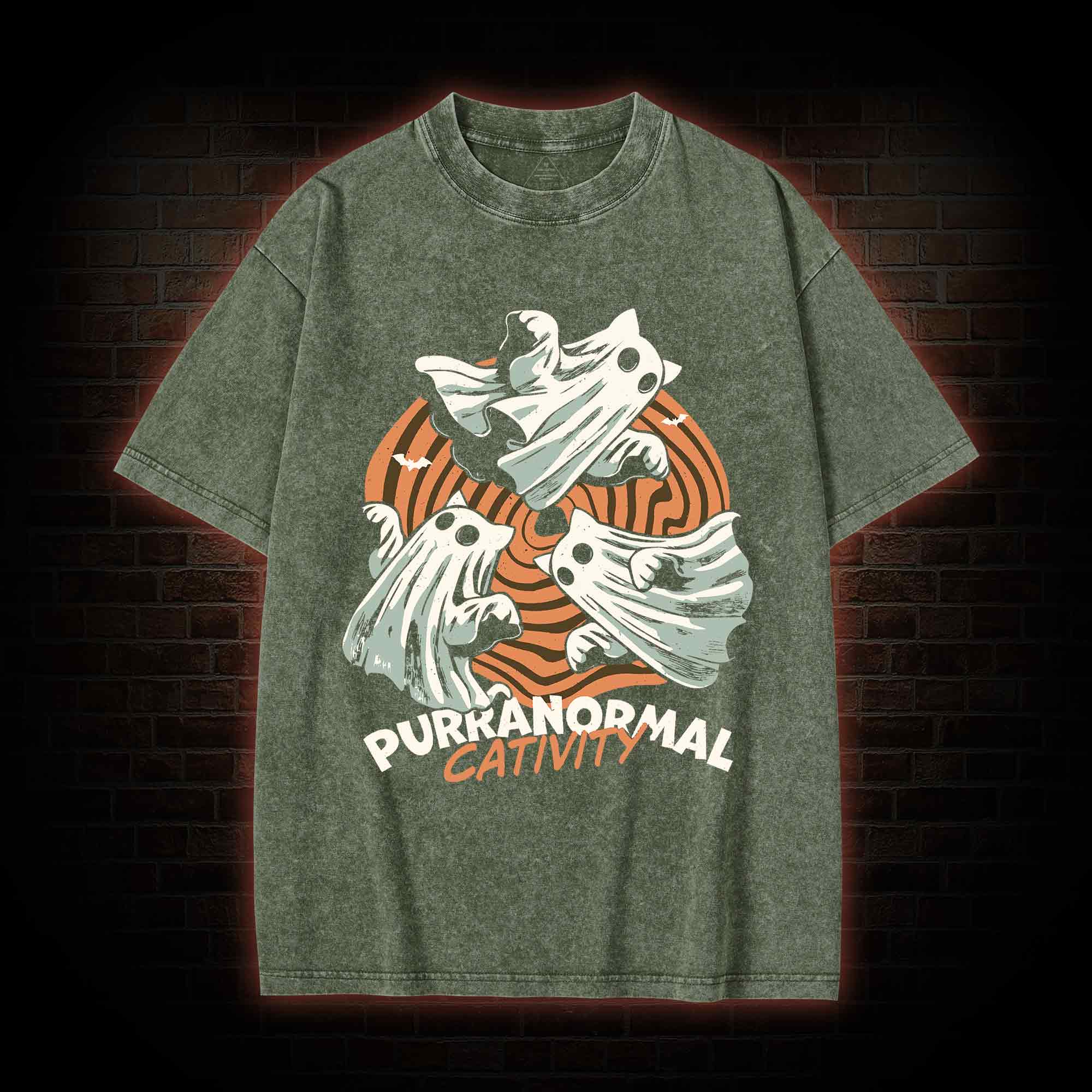 Ghost Hunting Washed T-shirt