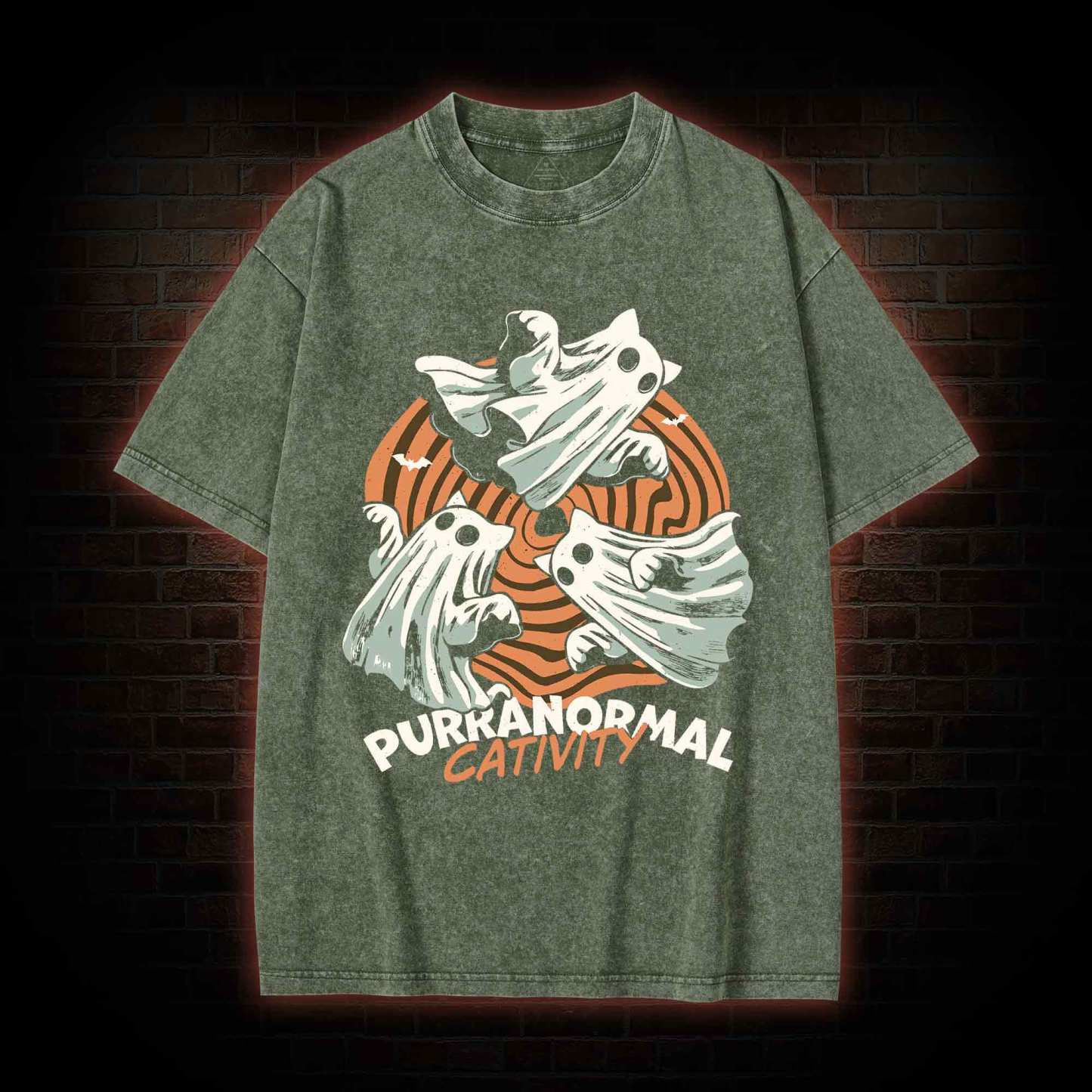 Ghost Hunting Washed T-shirt