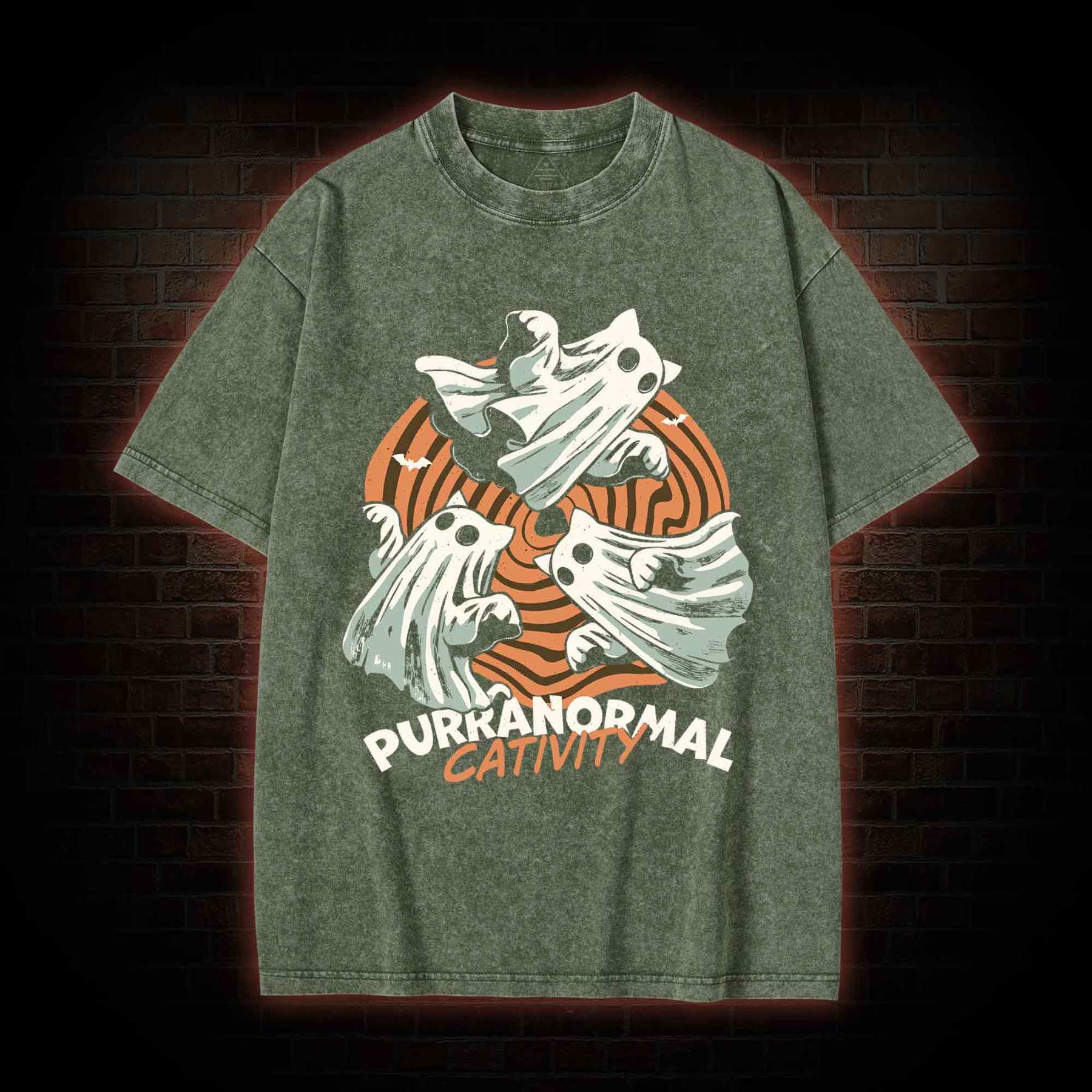 Ghost Hunting Washed T-shirt