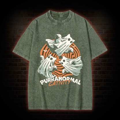 Ghost Hunting Washed T-shirt