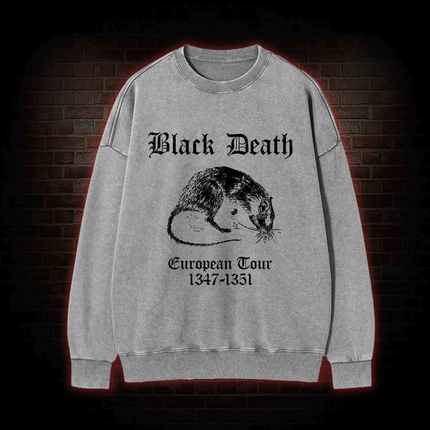 Black Death Washed Sweatshirt