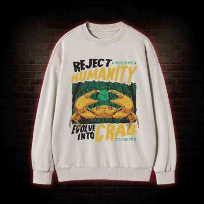 Reject Humanity Crab Washed Sweatshirt
