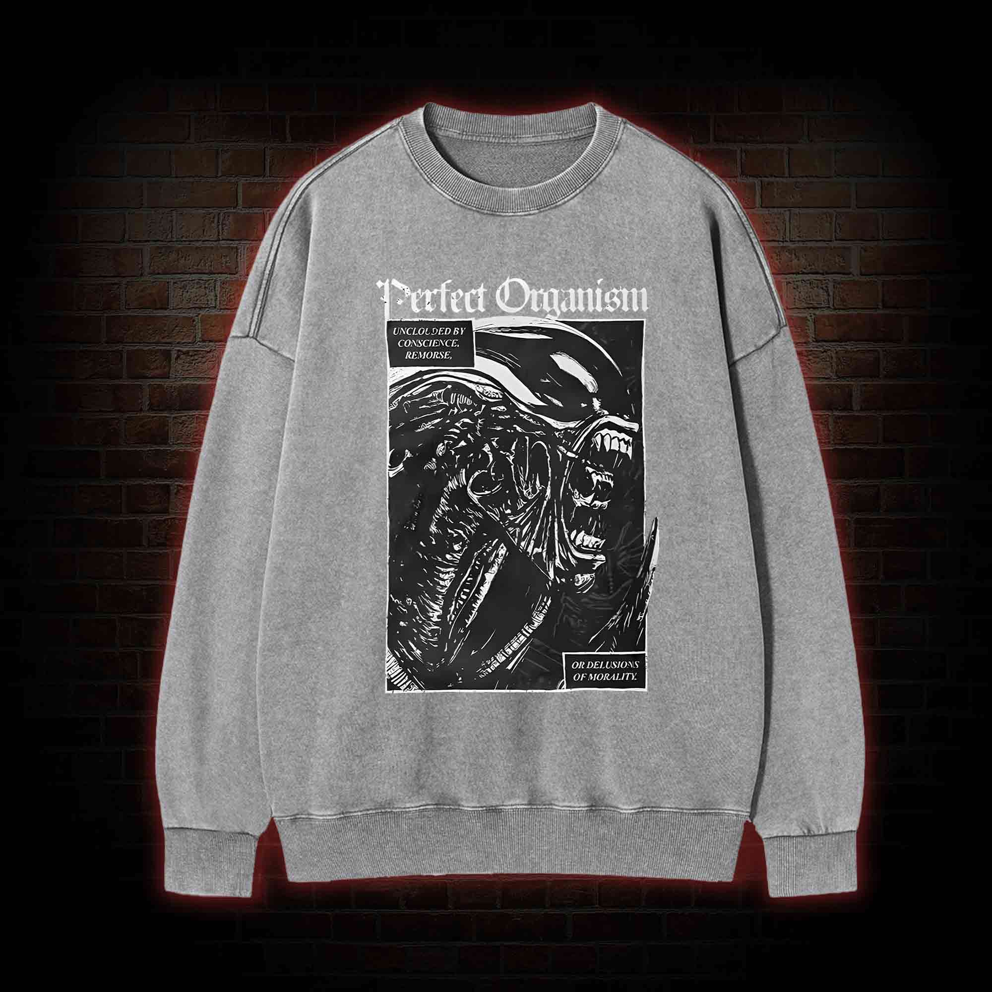 Alien Perfect Organism Washed Sweatshirt