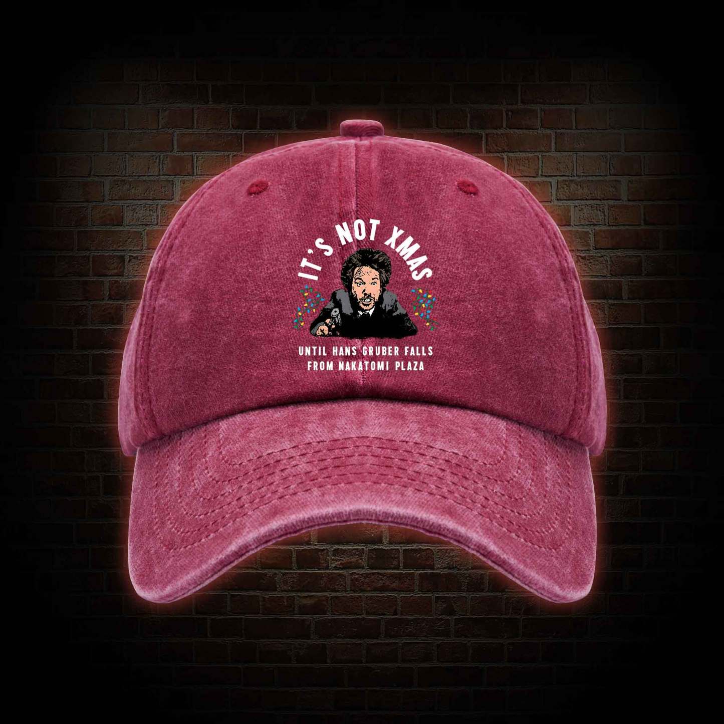 It's Not Xmas Washed Vintage Baseball Cap