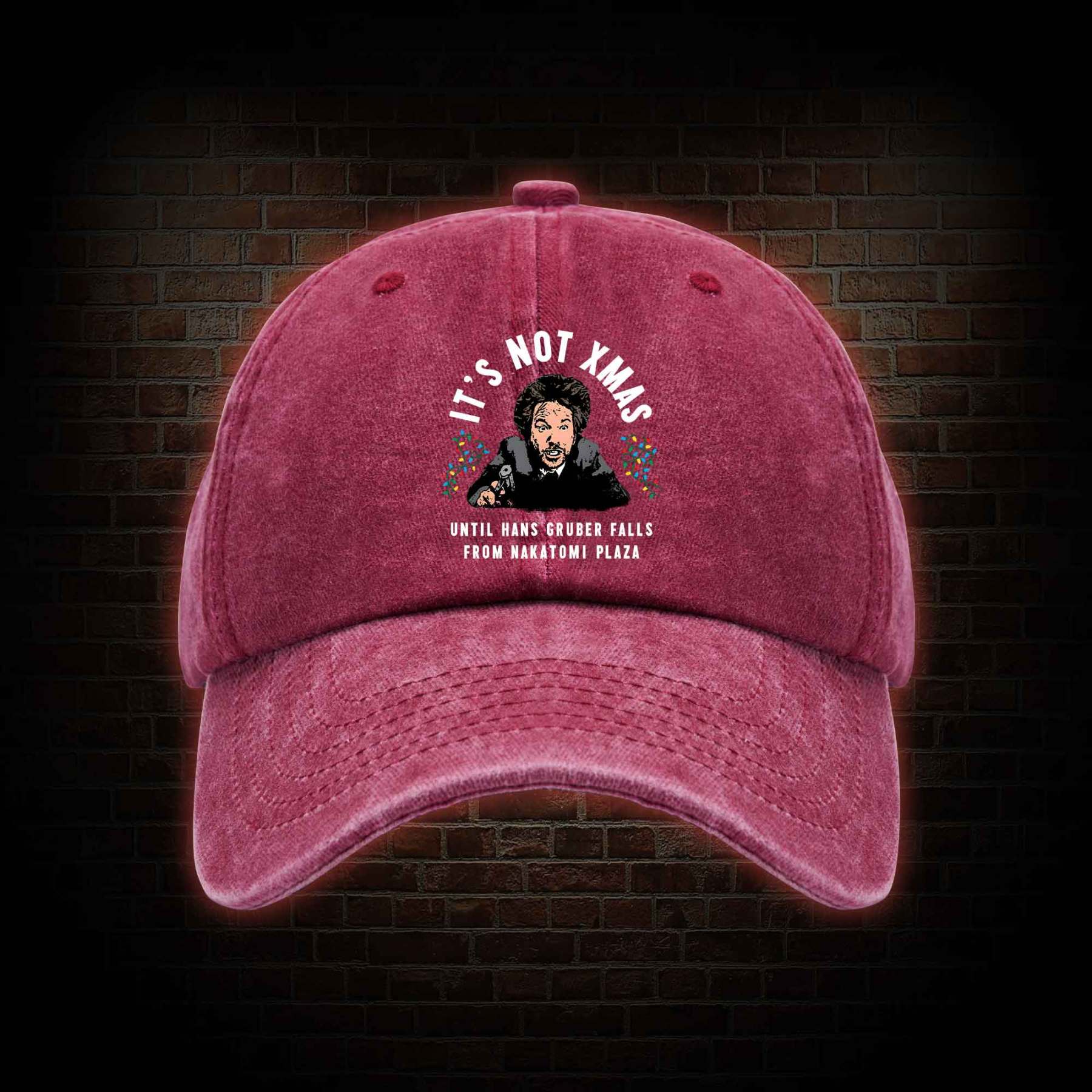 It's Not Xmas Washed Vintage Baseball Cap