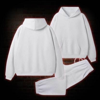 Unisex Vintage Fleece Hoodie Set