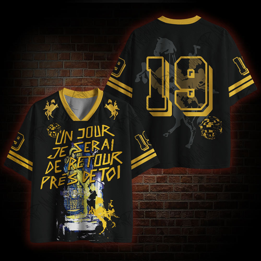 Un Jour Je Serai De Retour Près De Toi Mesh Jersey