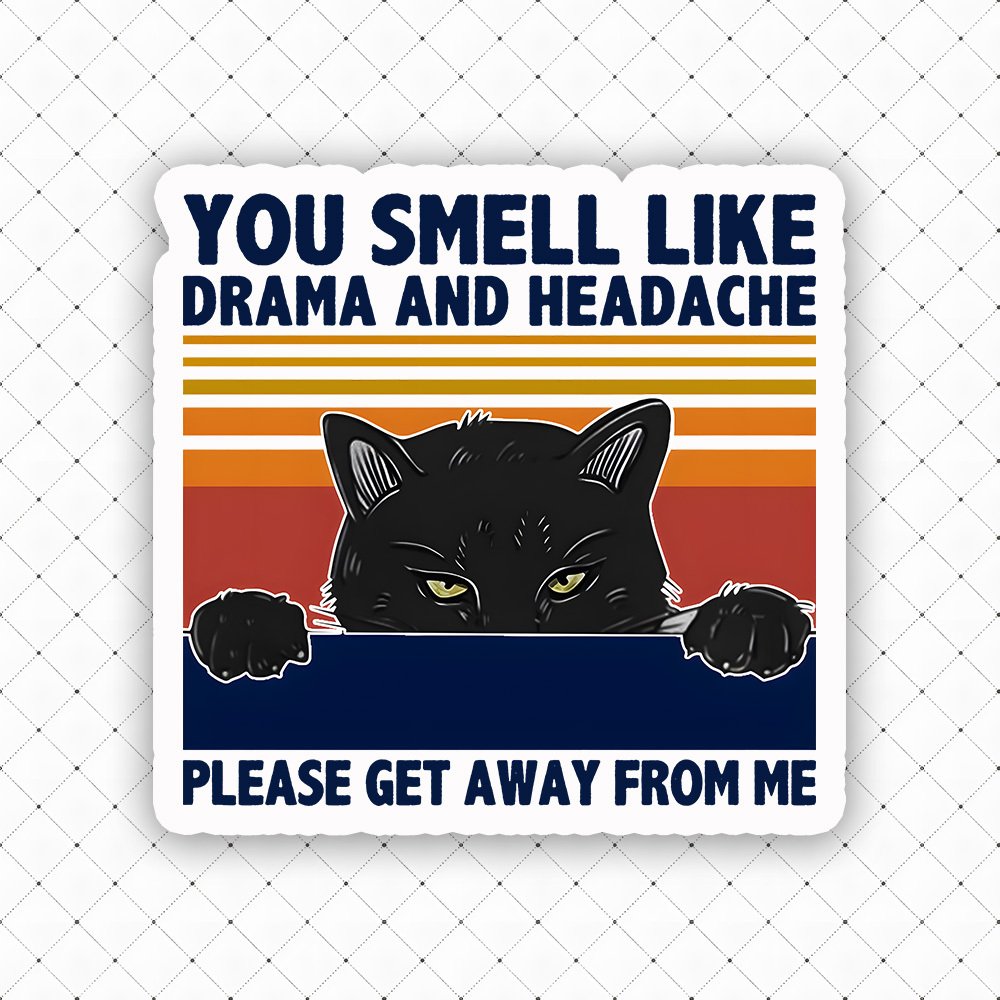 Please Get Away From Me Sticker