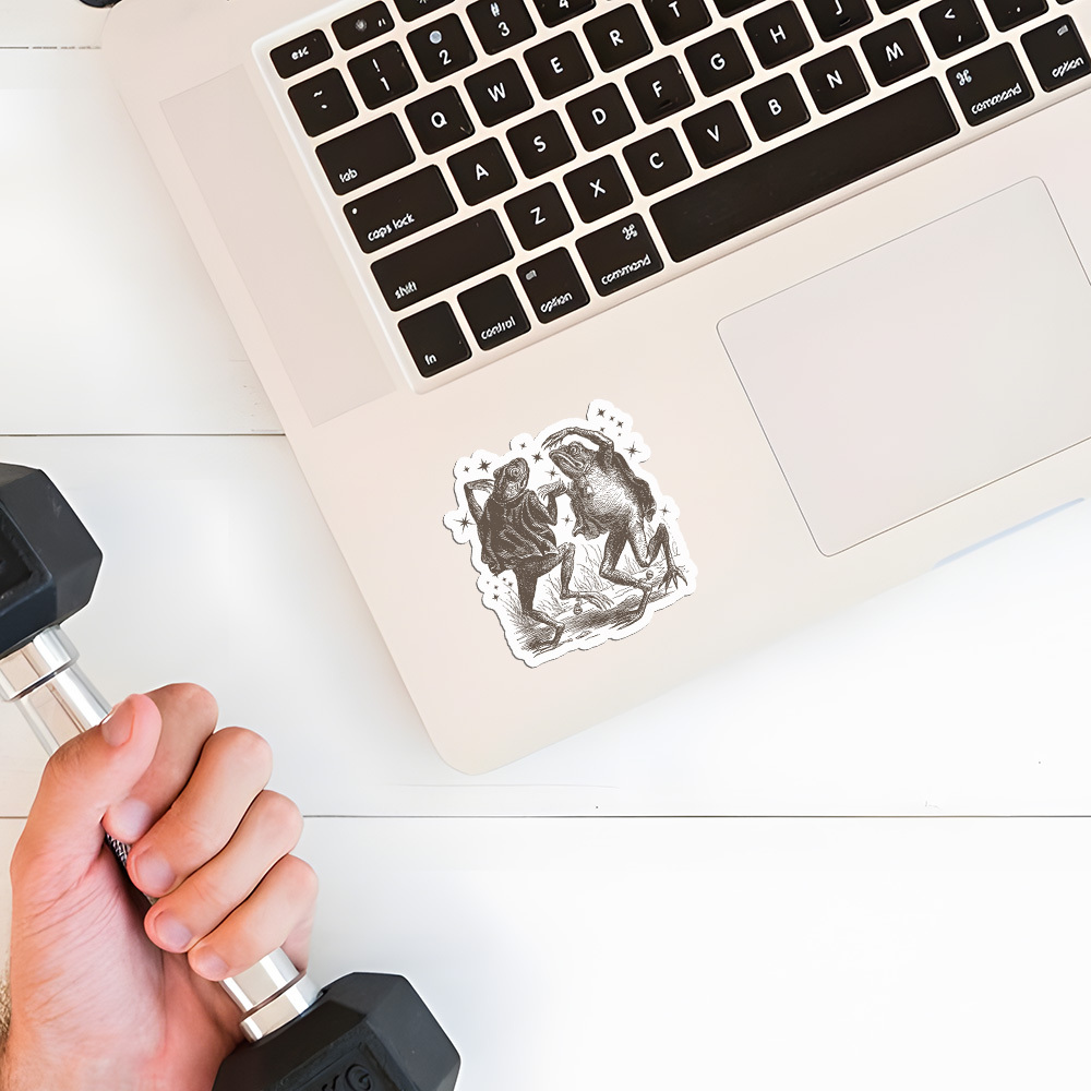 Frog Dancing Sticker