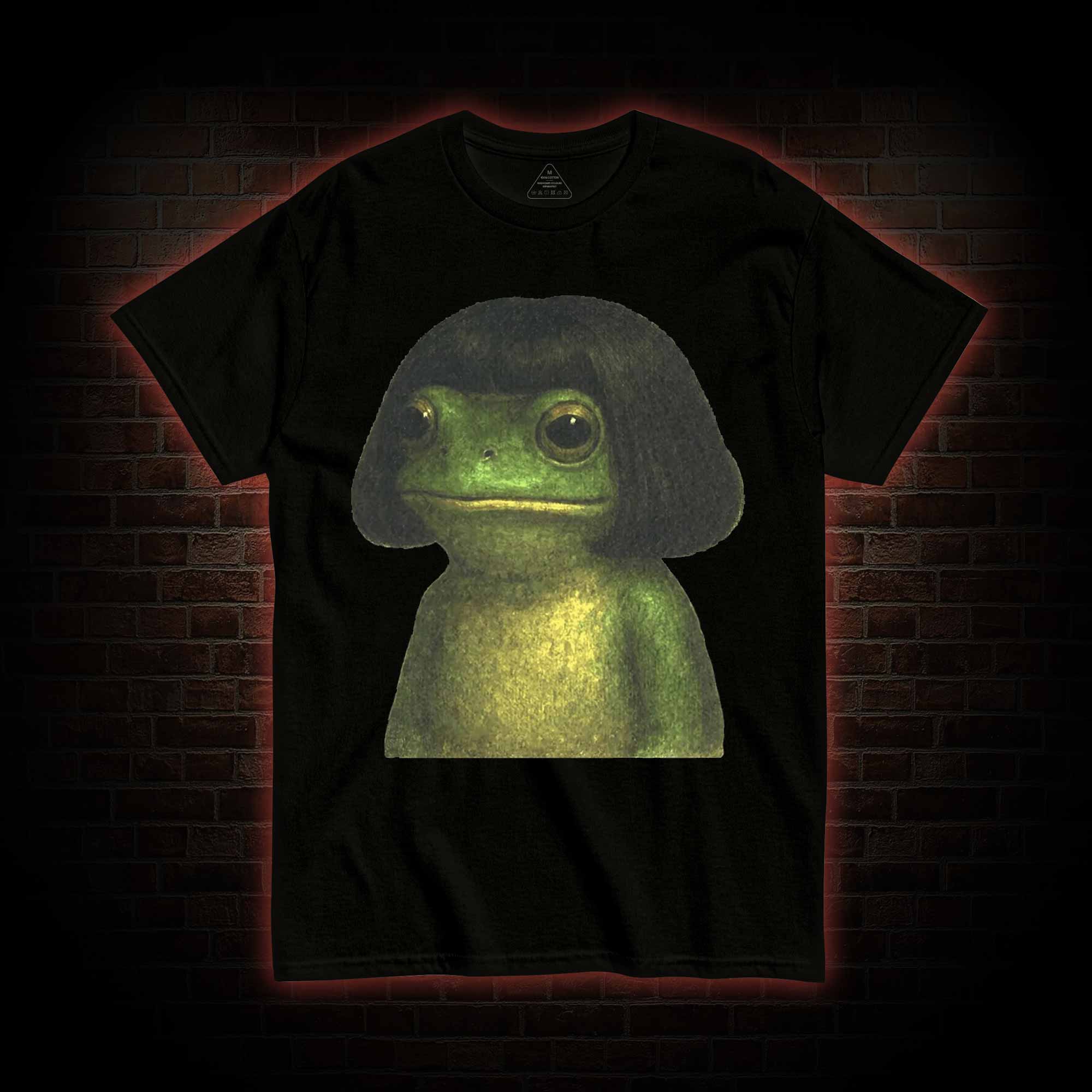 Frog With Bob Haircut T-shirt