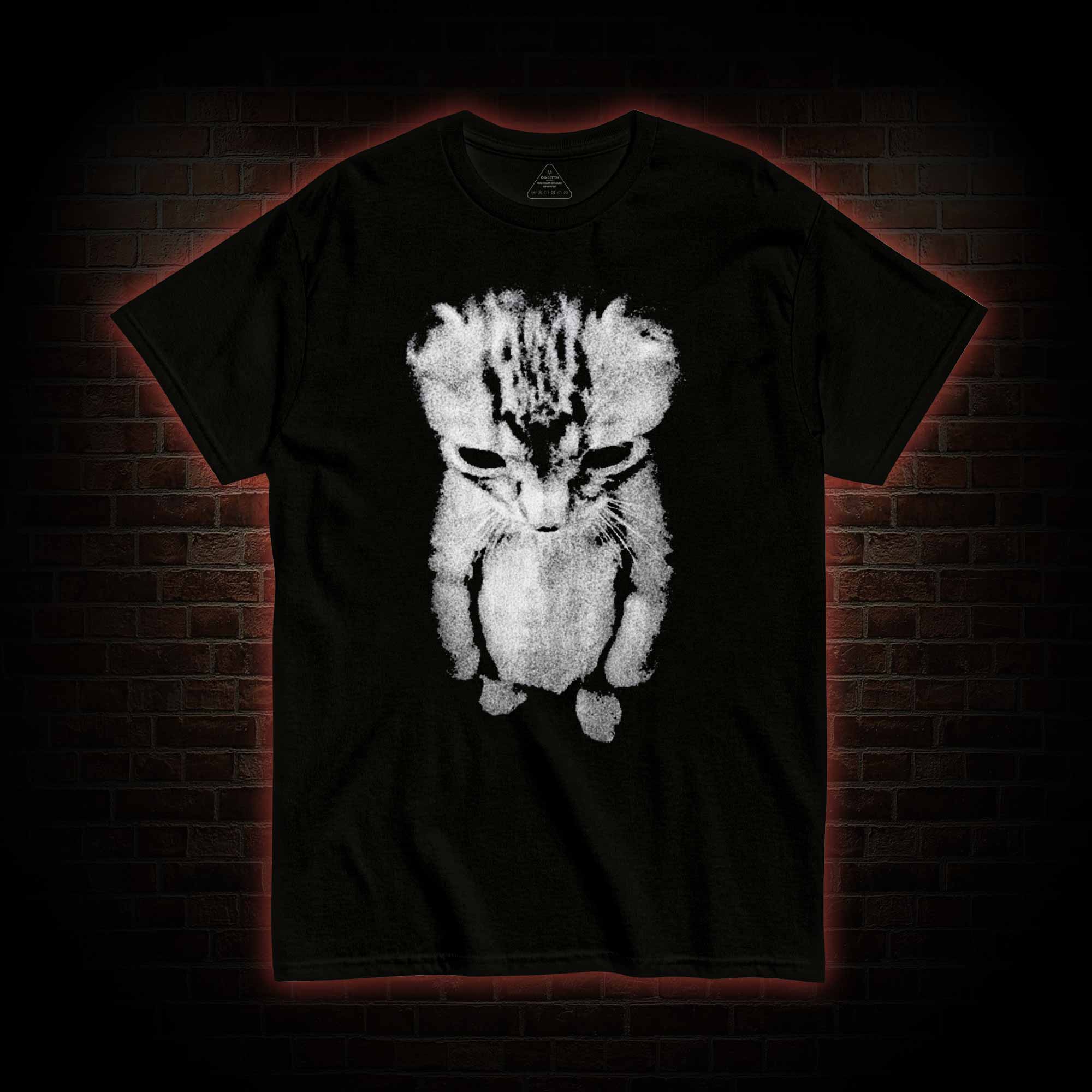 Sad Kitten Meme Standing Cat T-shirt