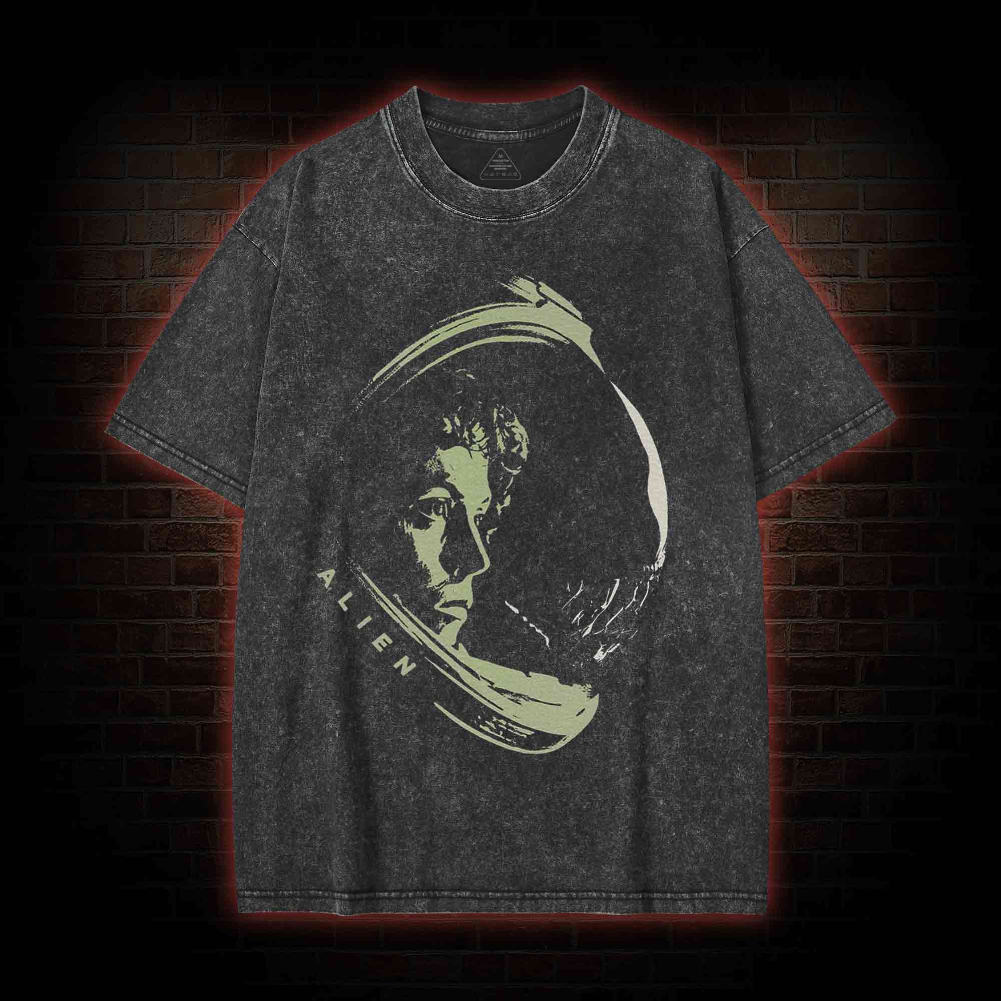 Alien Retro Washed T-shirt