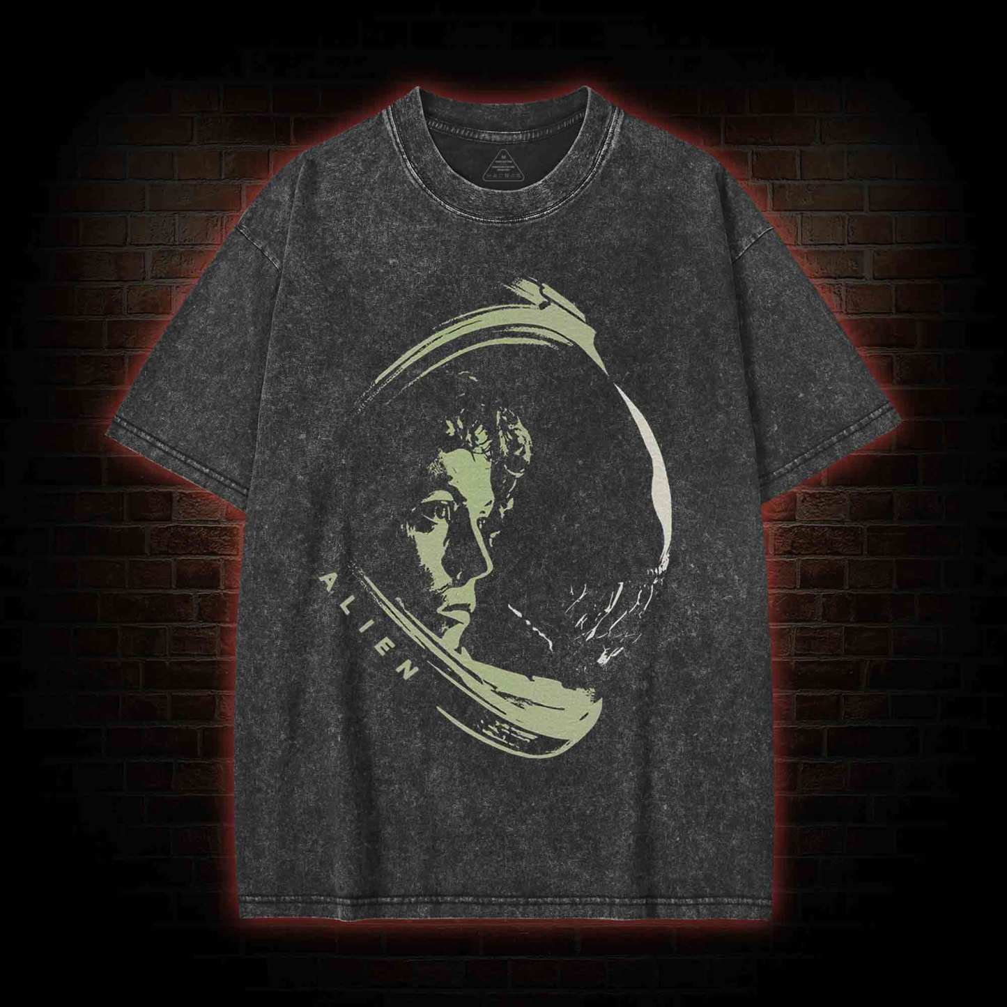 Alien Retro Washed T-shirt