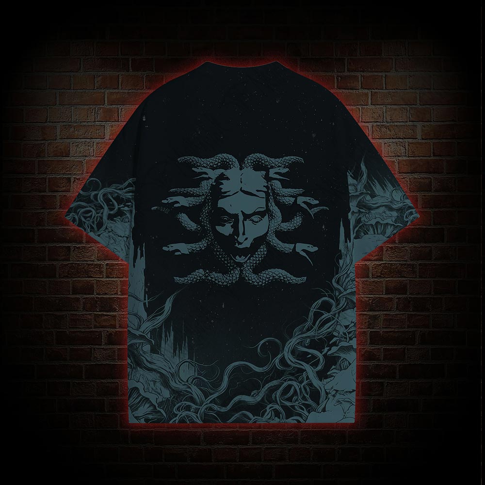 Medusa Horror Graphic T-shirt