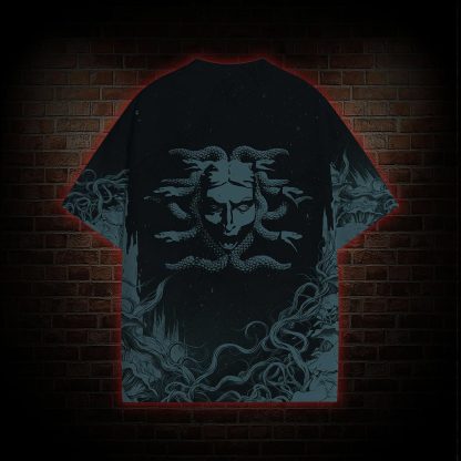 Medusa Horror Graphic T-shirt