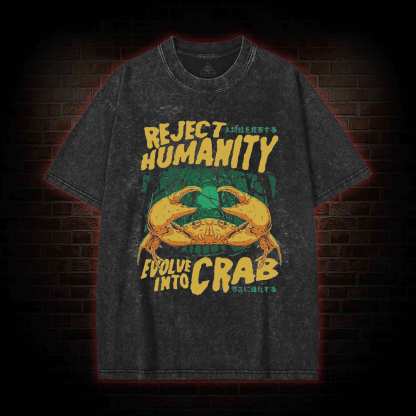 Reject Humanity Crab Washed T-shirt