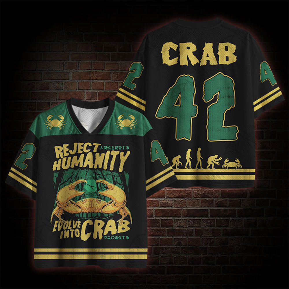 Reject Hunmanity Evolve into Crab Mesh Jersey
