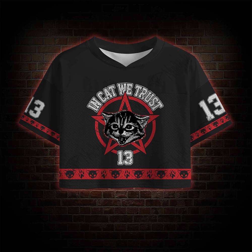 Lucipurr Crop Sports Jersey