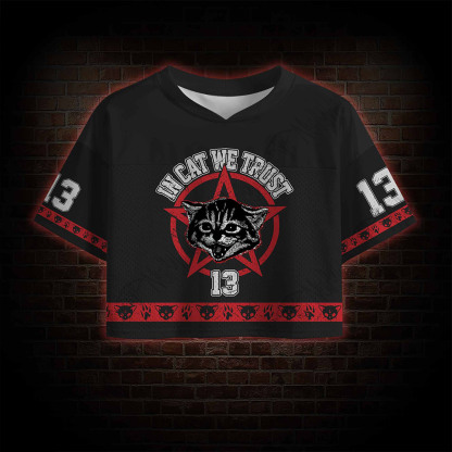 Lucipurr Crop Sports Jersey