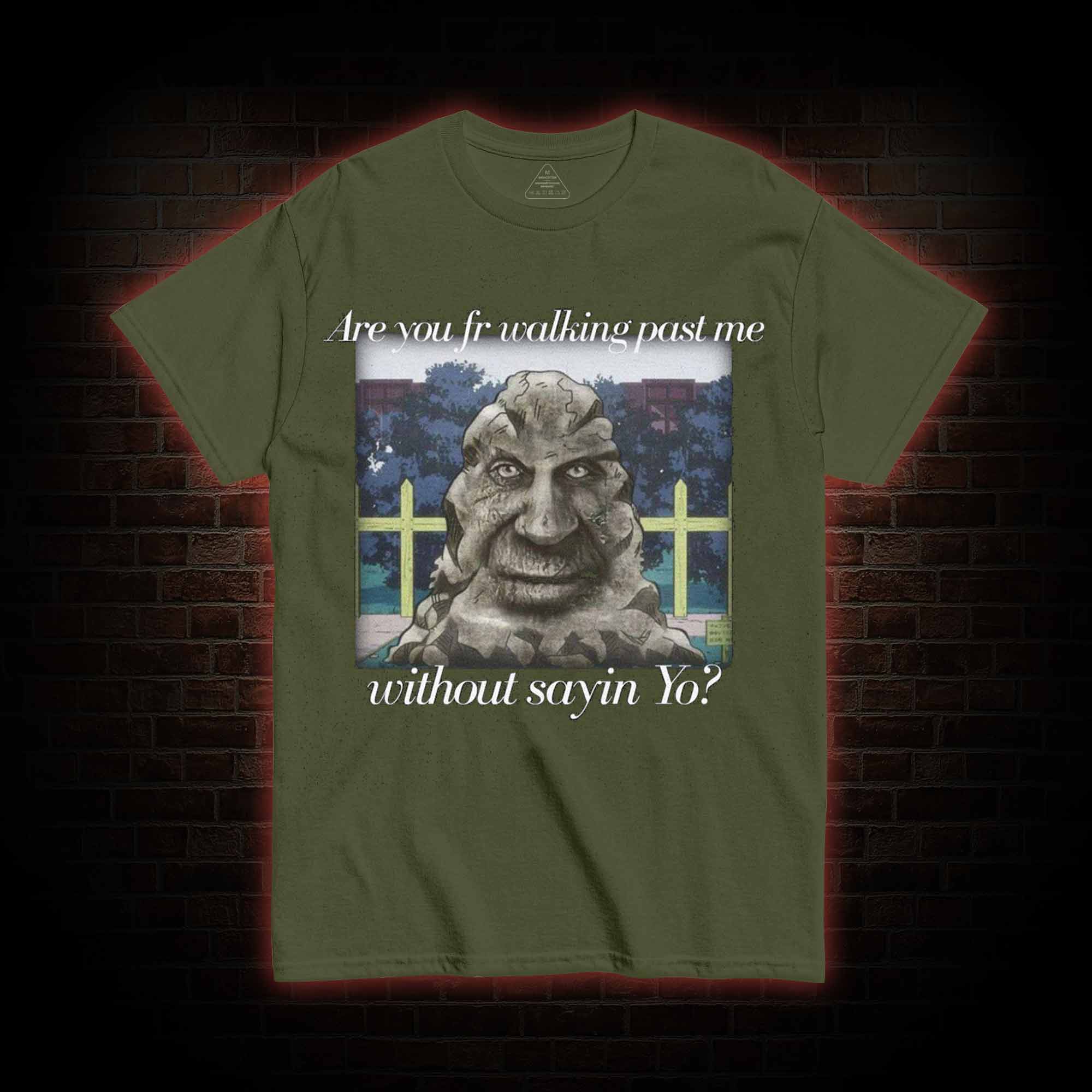 Yo Angelo Josuke Anime Meme T-shirt