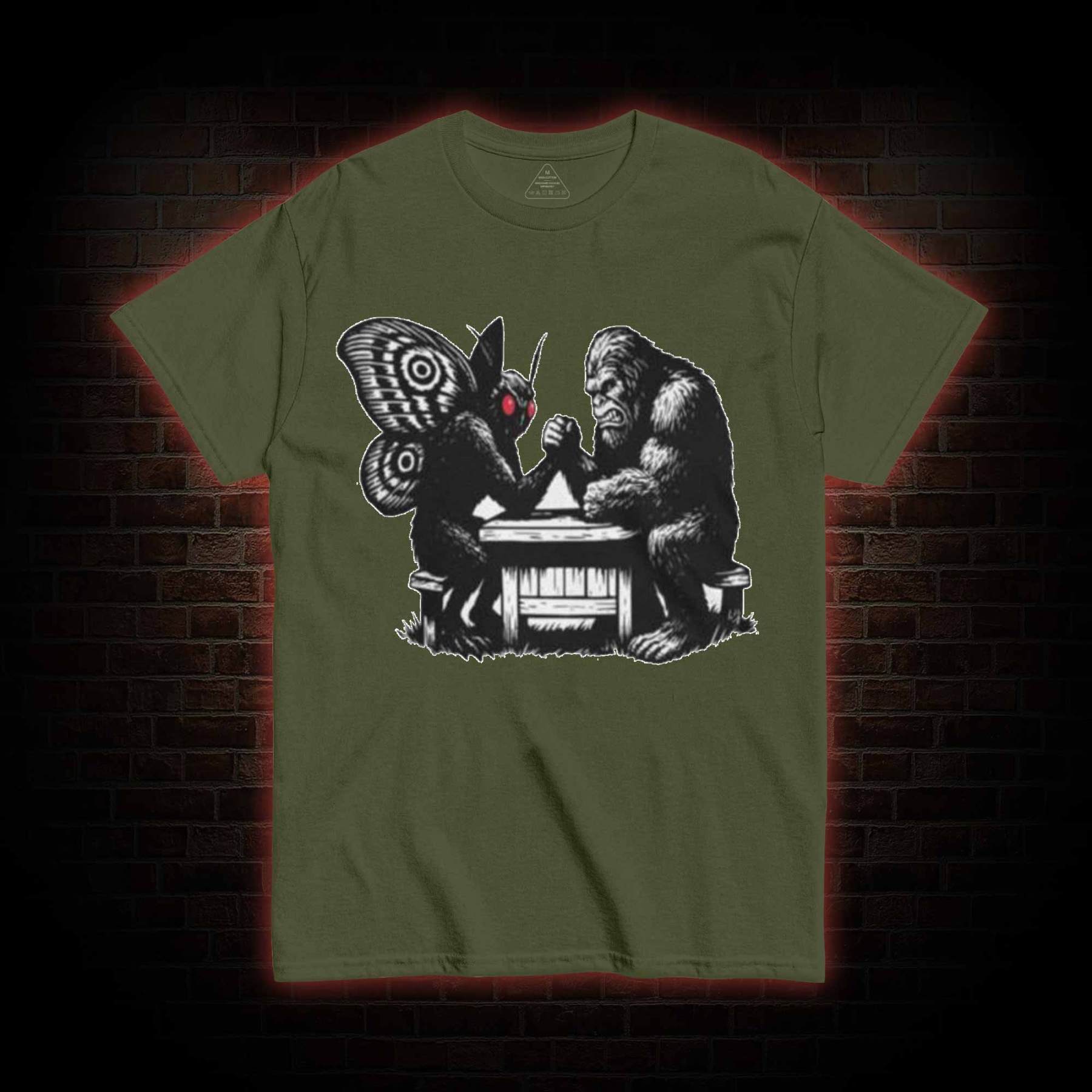 Bigfoot V Mothman T-shirt