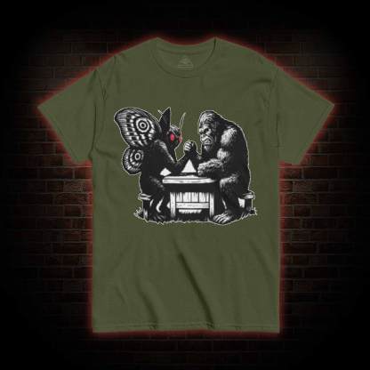 Bigfoot V Mothman T-shirt