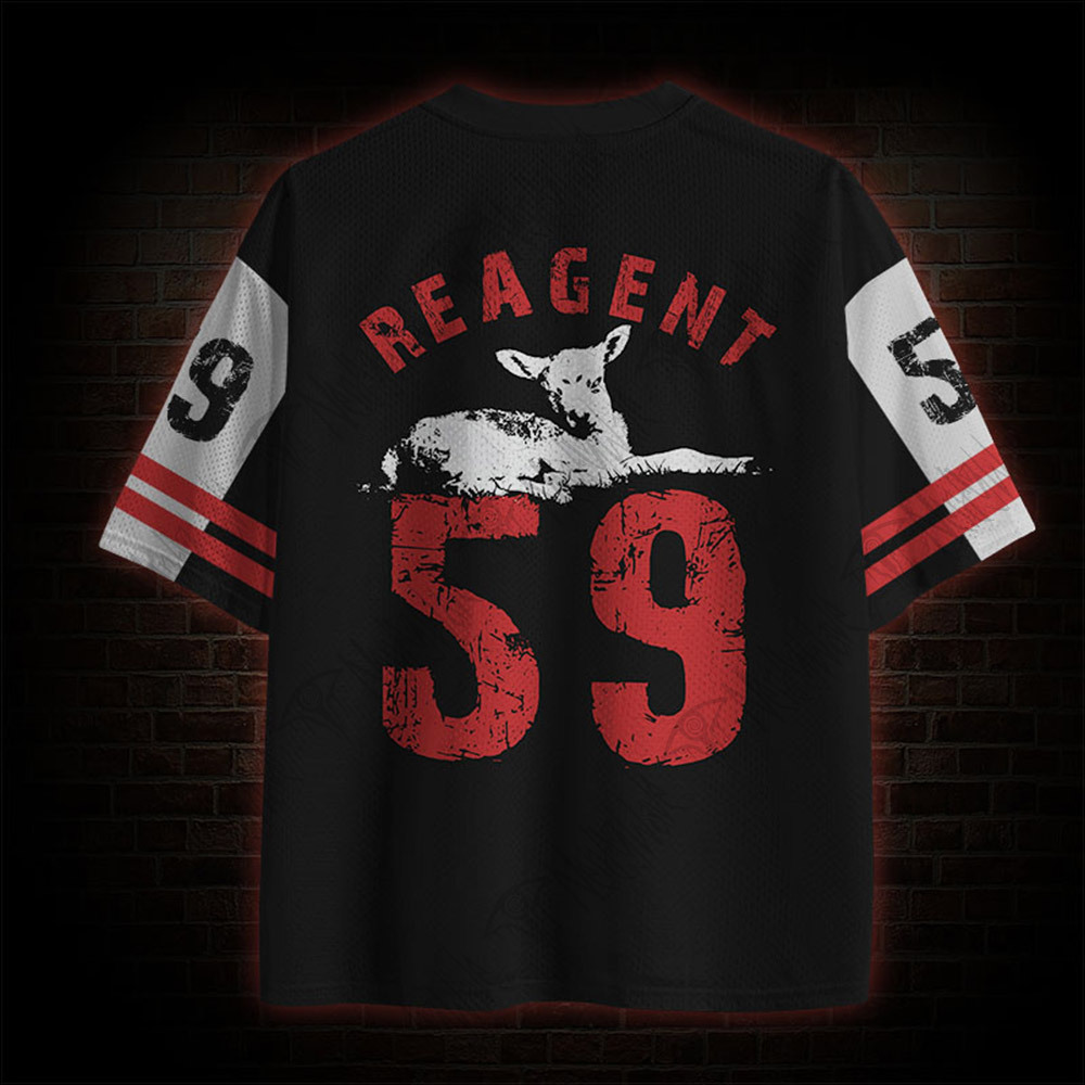 Spider Eye Lamb Mesh Jersey