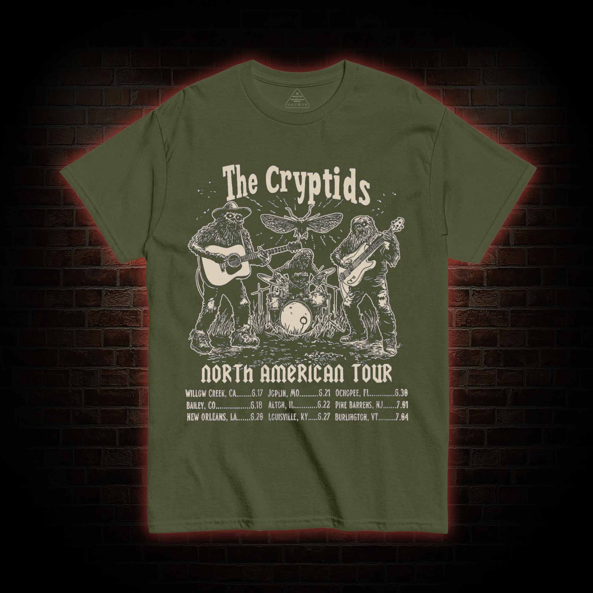 The Cryptids Band T-shirt