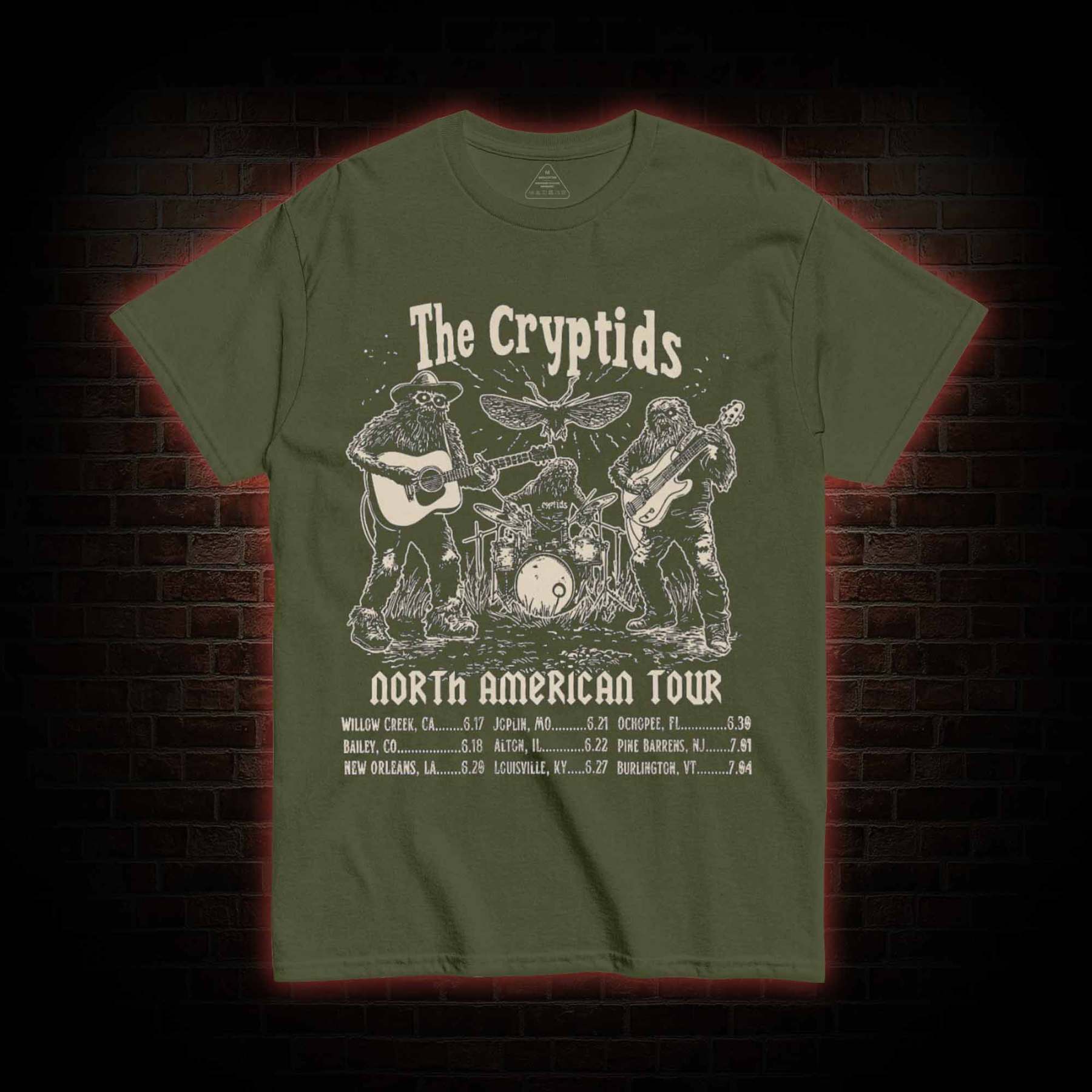 The Cryptids Band T-shirt