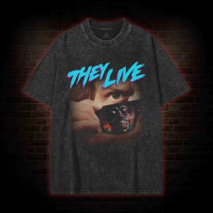 Alien Invasion Washed T-shirt