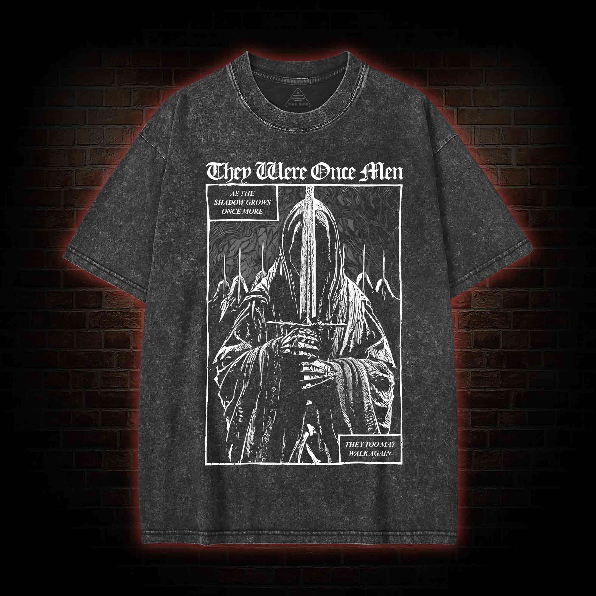 They Were Once Men Washed T-shirt