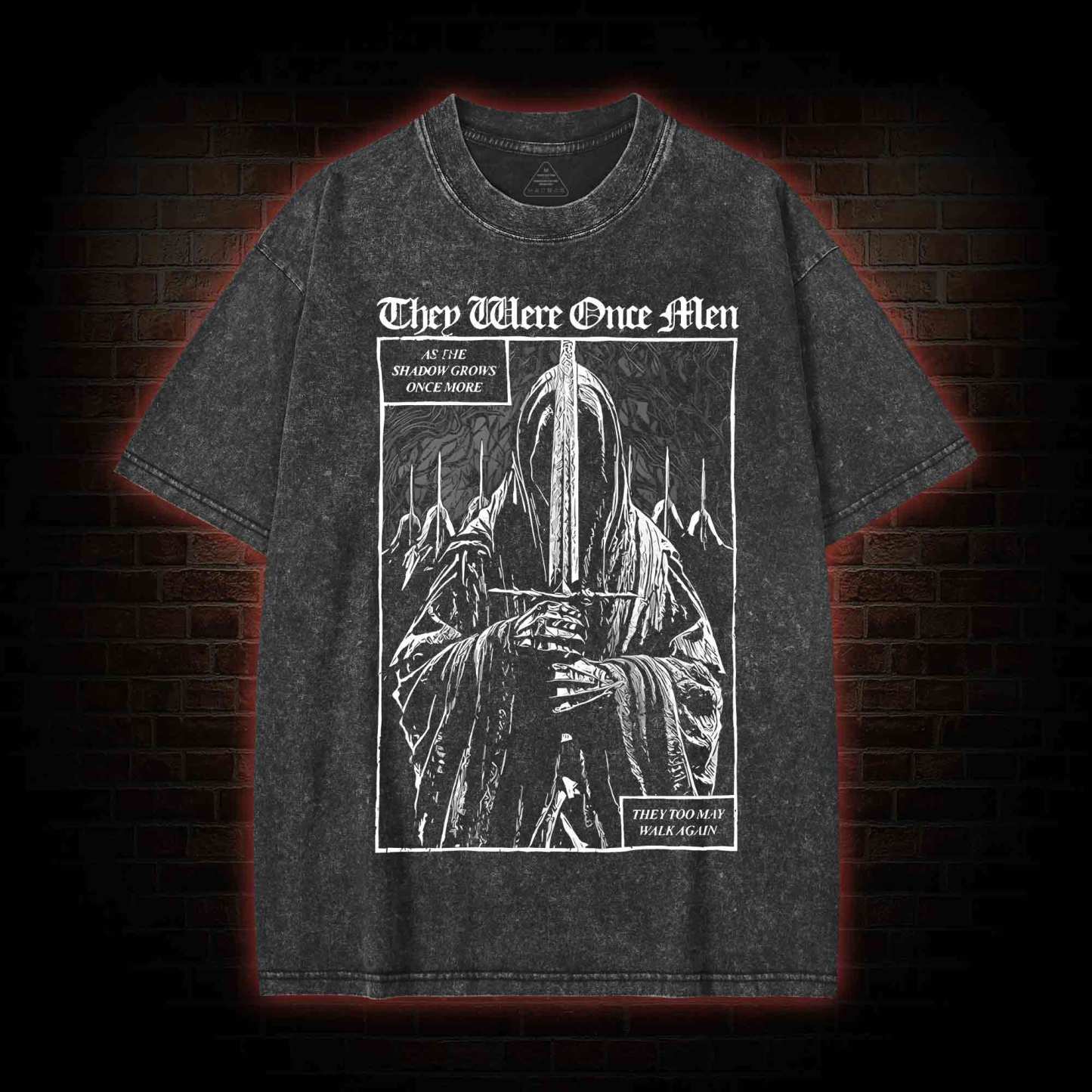 They Were Once Men Washed T-shirt