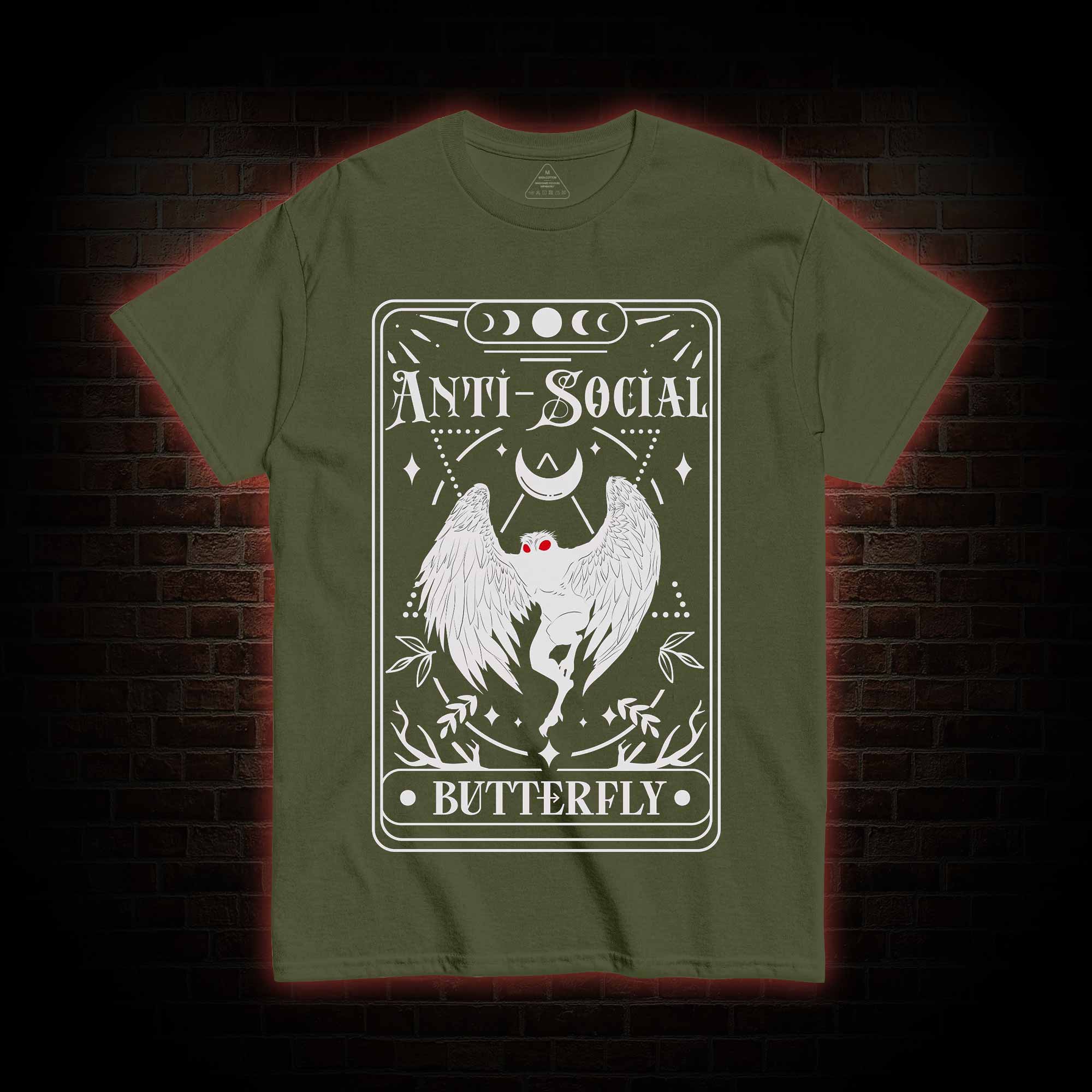 Mothman Tarot Card T-shirt