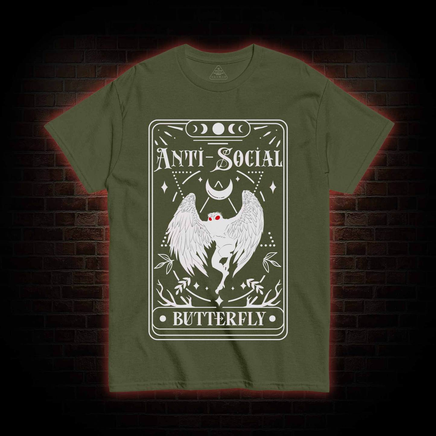 Mothman Tarot Card T-shirt